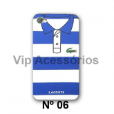 Capa Case Para Iphone 4 e 4s - LACOSTE N 06
