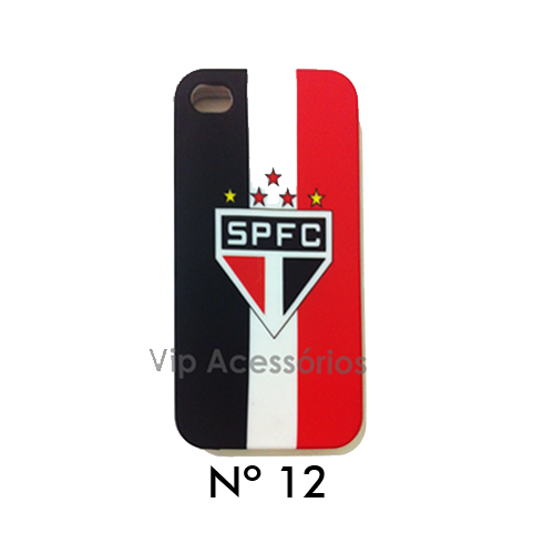 Capa Case Para Iphone 4 e 4s - São Paulo N 12